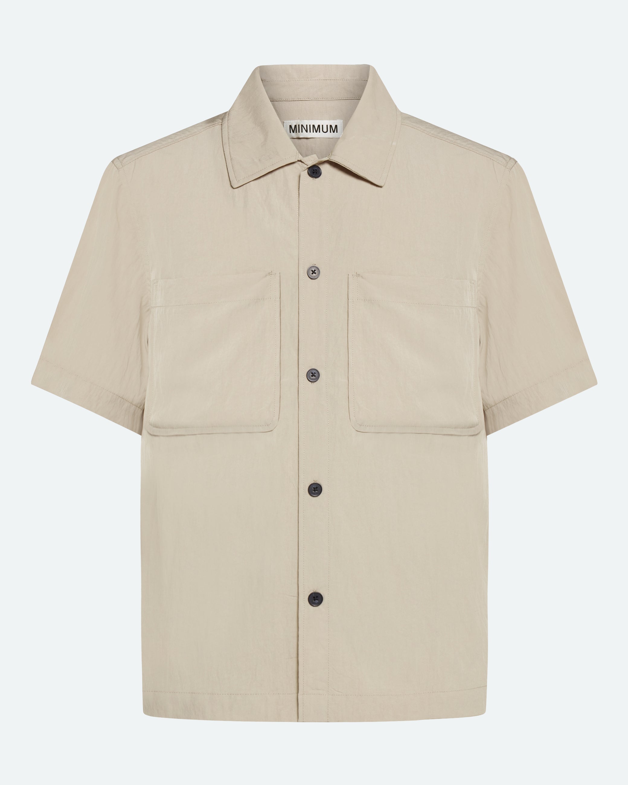 minimum male Lennon short sleeved shirt 4222 Short Sleeved Shirt 1307 White Pepper