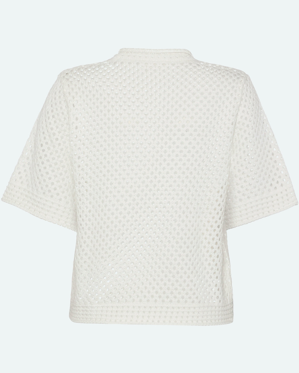 minimum female Lily crochet t-shirt 4119 Short Sleeved T-shirt 0608 Coco Milk