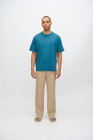 minimum male Lono short sleeved t-shirt 3412 Short Sleeved T-shirt 2340 Blue Ashes
