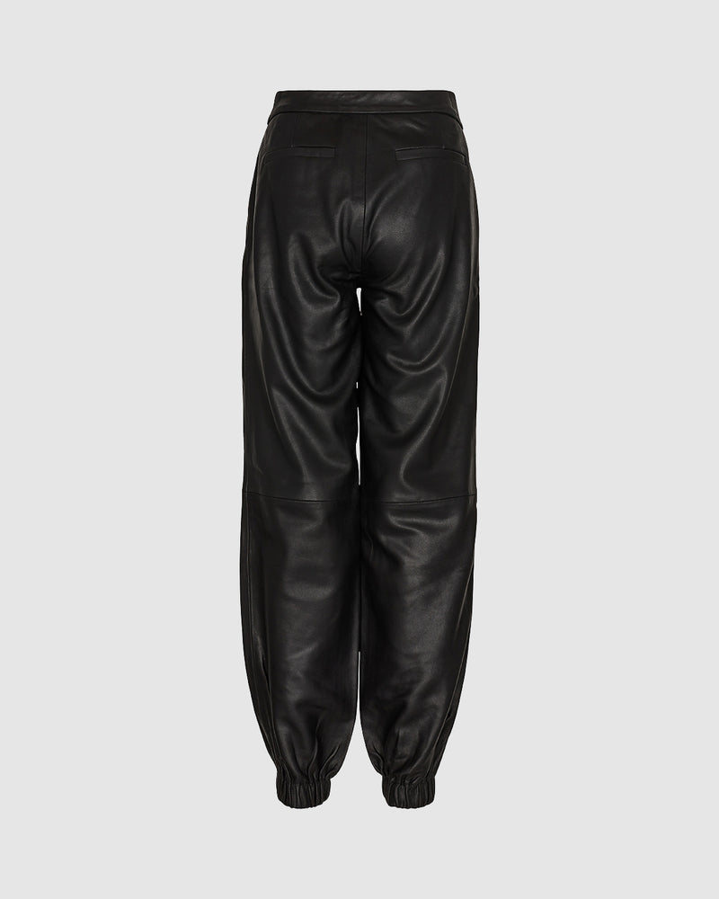 minimum female Louisas 9928 Leather Pants 999 Black