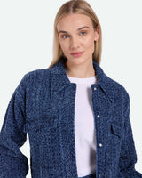 minimum female Malenes 3733 Jacket Denim Jacket 1002 Medium Blue