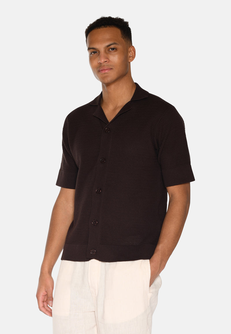 minimum male Mason crochet polo shirt 4177 Polo 0712 Demitasse