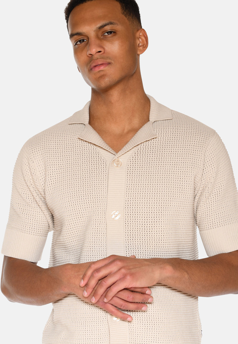 minimum male Mason crochet polo shirt 4177 Polo 5304 Rainy Day