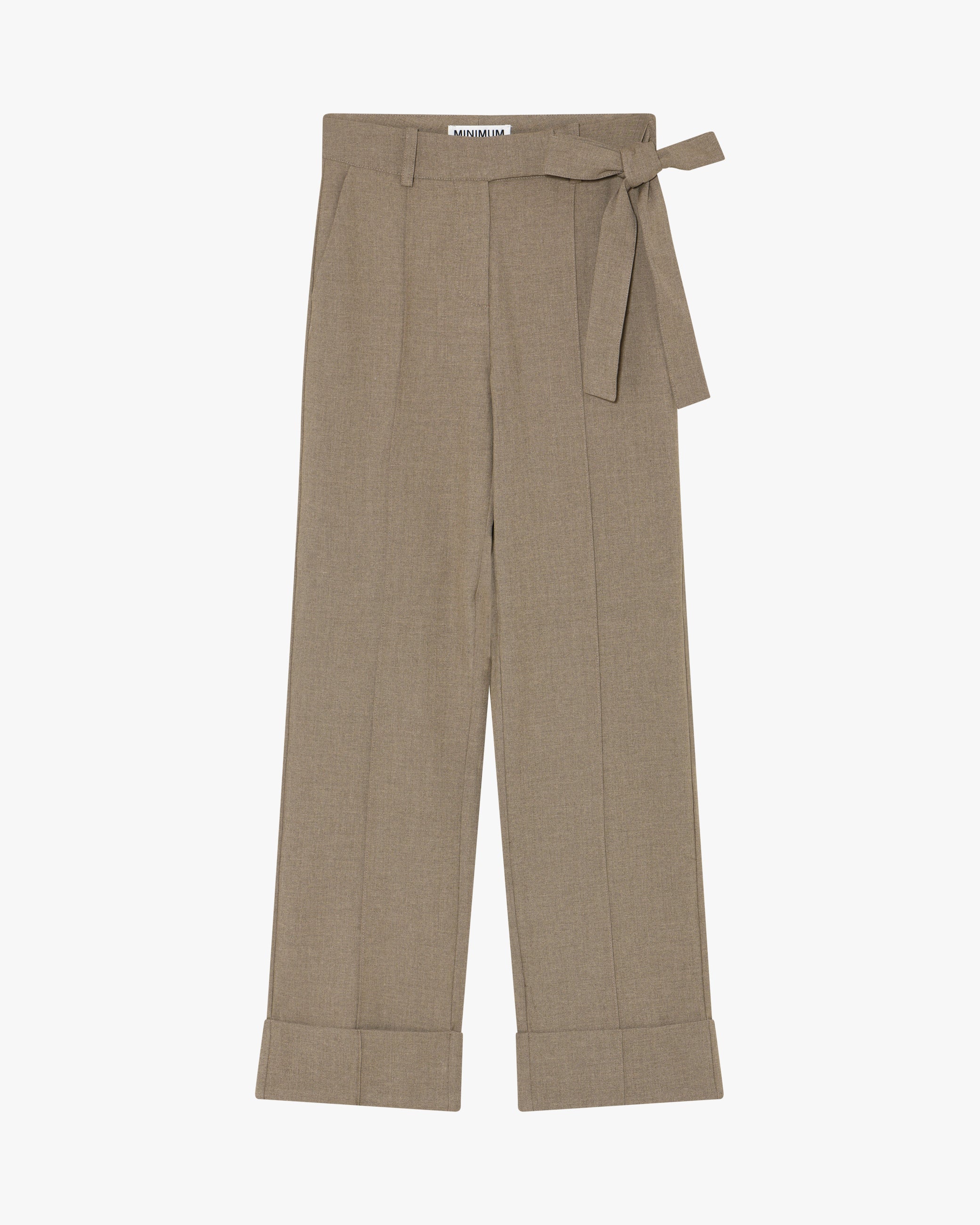 minimum female Miranda pants 3737 Dressed Pants 1609M Greige Melange