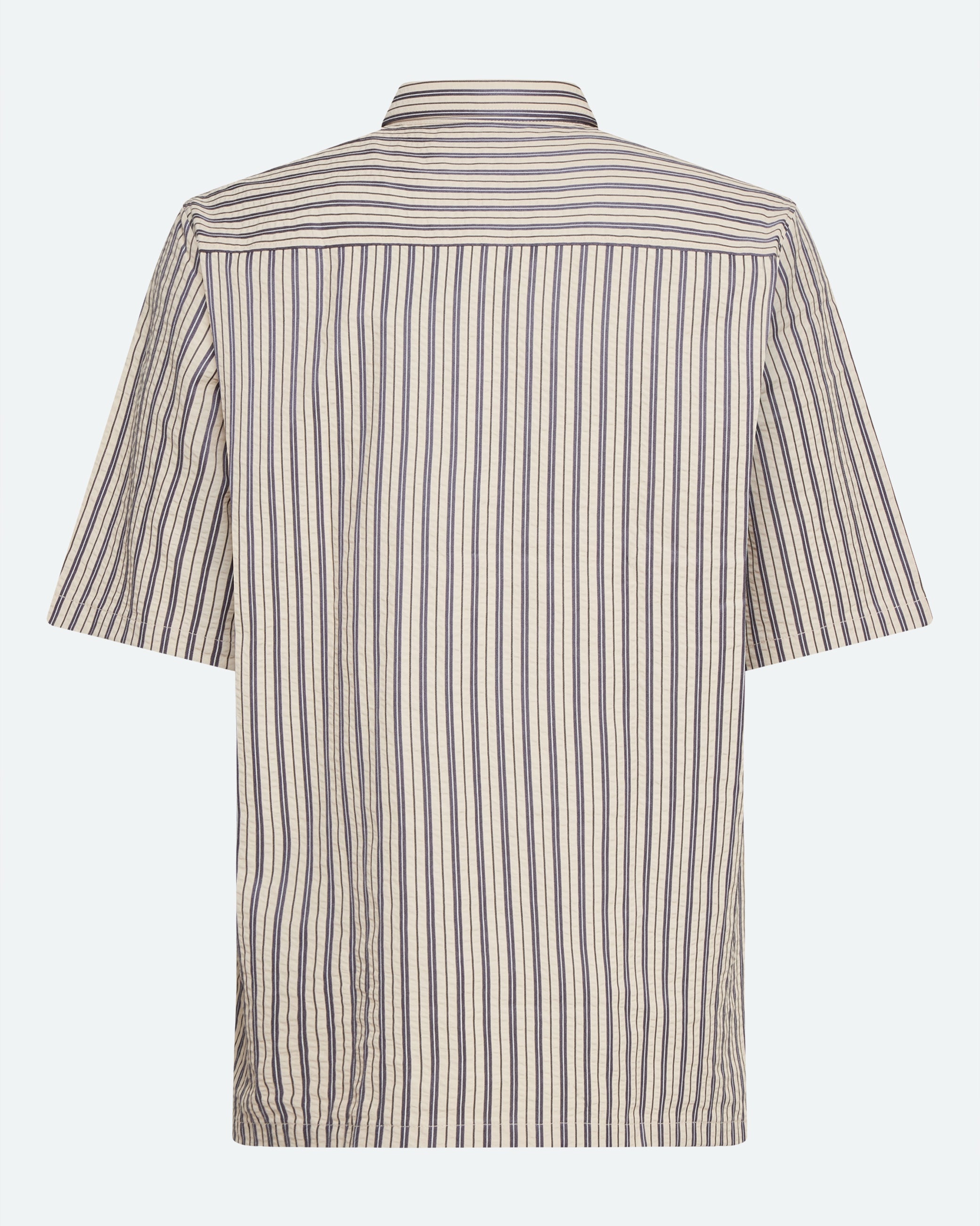 minimum male Nash short sleeved striped shirt 4242 Short Sleeved Shirt 0418 Hay