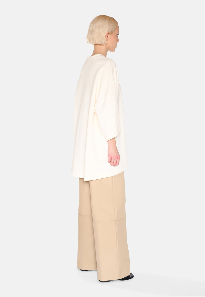 minimum female Norah oversized t-shirt 4157 Short Sleeved T-shirt 0608 Coco Milk