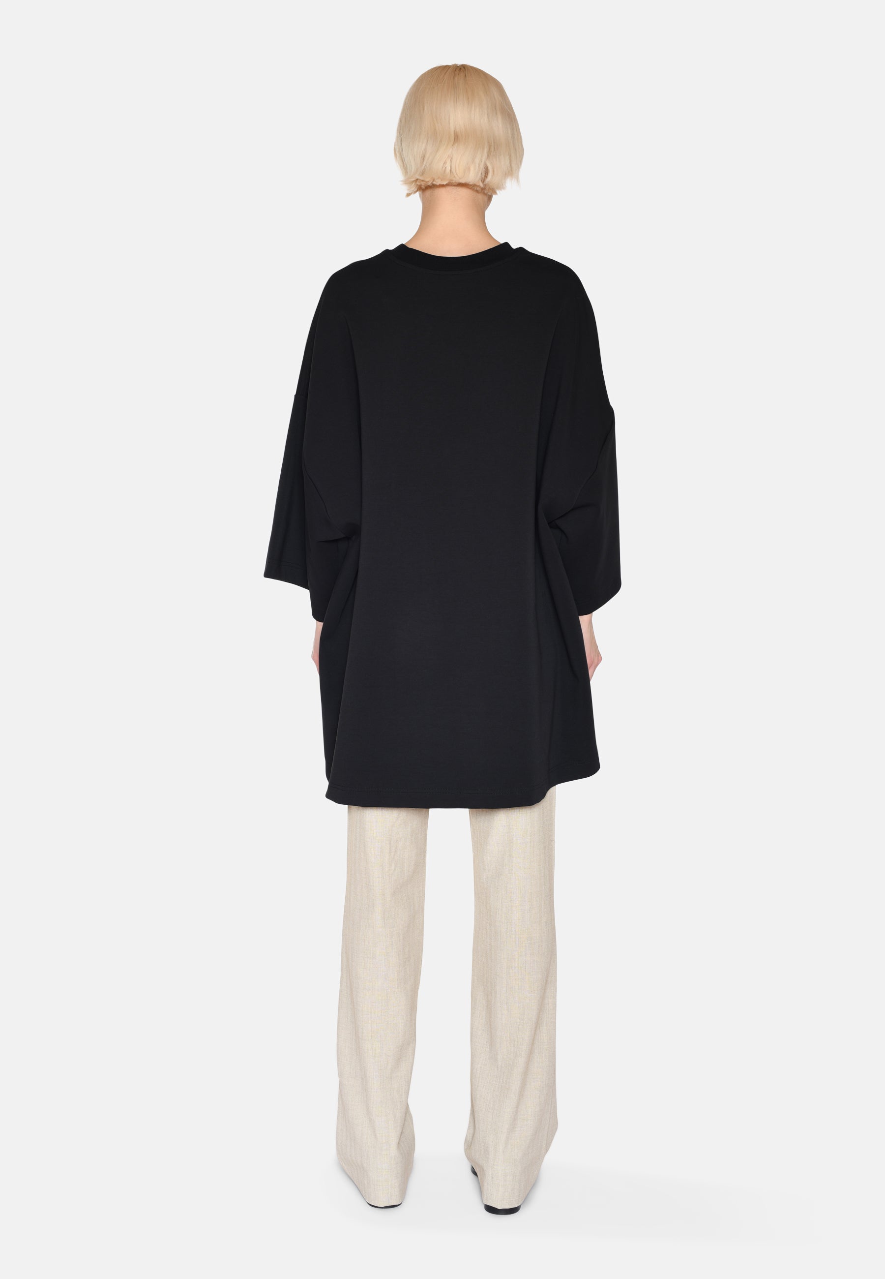 minimum female Norah oversized t-shirt 4157 Short Sleeved T-shirt 999 Black
