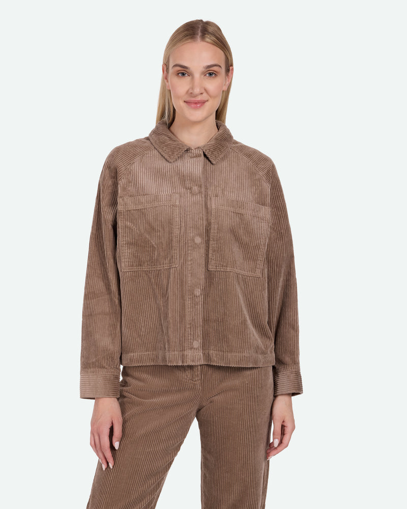 minimum female Olena 9133 Overshirt Overshirt 1410 Pine Bark