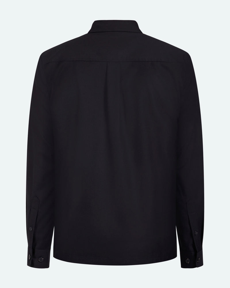 minimum male Pablo 3795 Shirt Long Sleeved Shirt 999 Black