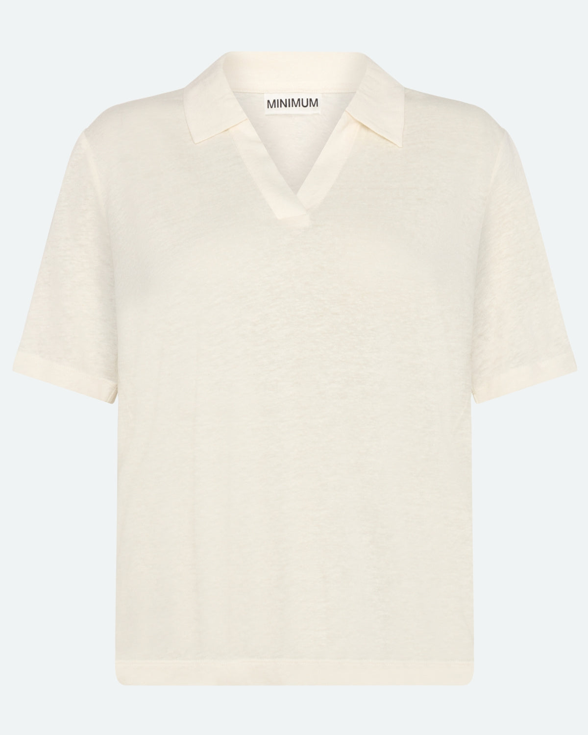 minimum female Petra polo t-shirt 4159 Short Sleeved T-shirt 0608 Coco Milk