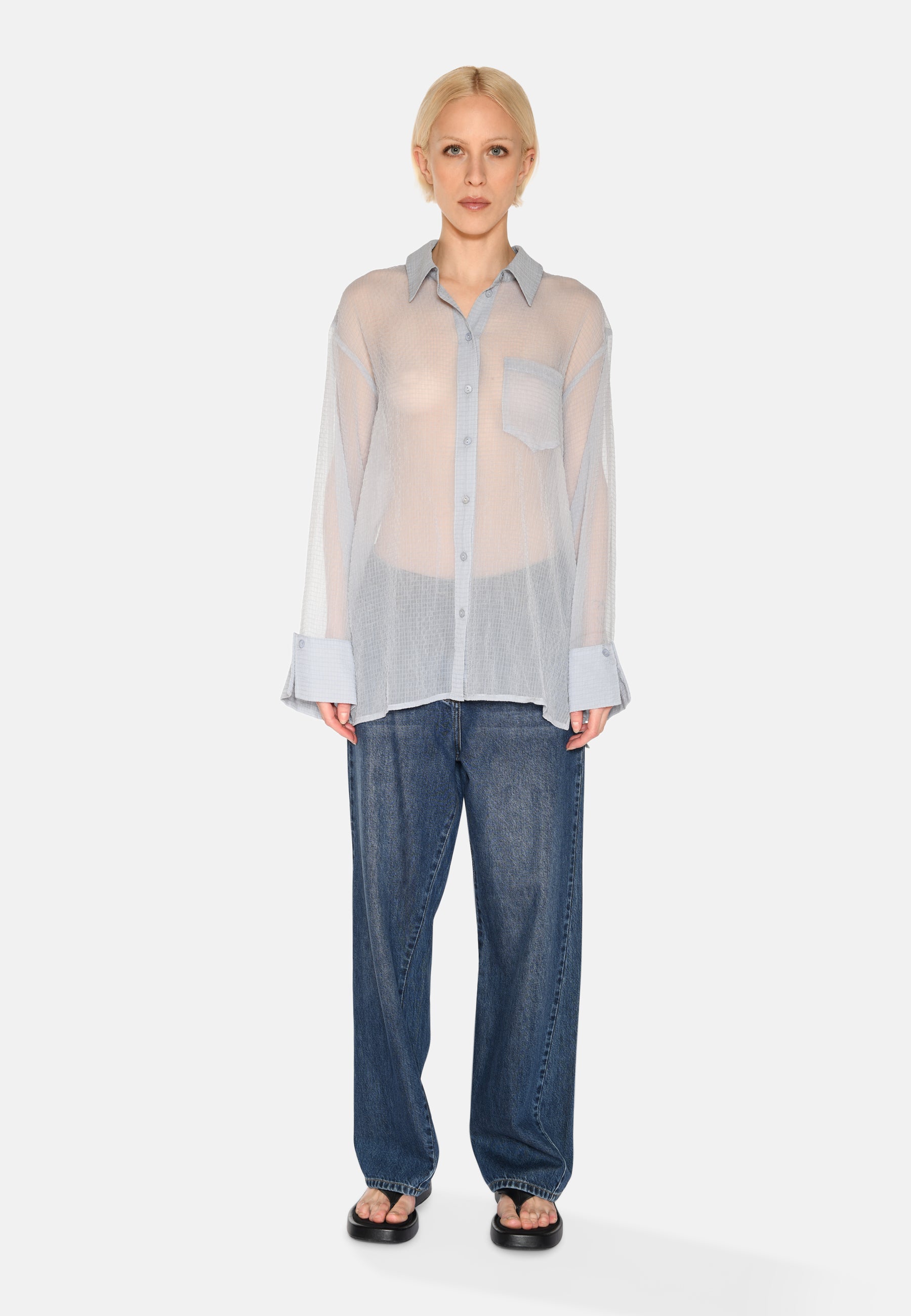 minimum female Pina shirt 3949 Long Sleeved Shirt 4203 Vapor Blue