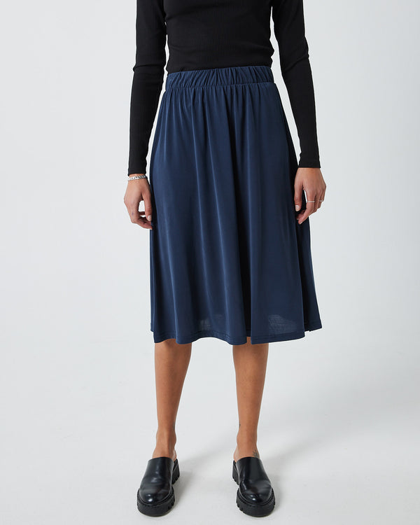 minimum female Regisse 2.0 0281 Skirt Midi Skirt 687 Navy Blazer