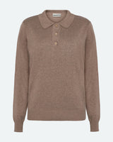 minimum female Riley polo jumper 4153 Jumper 1815 Shitake