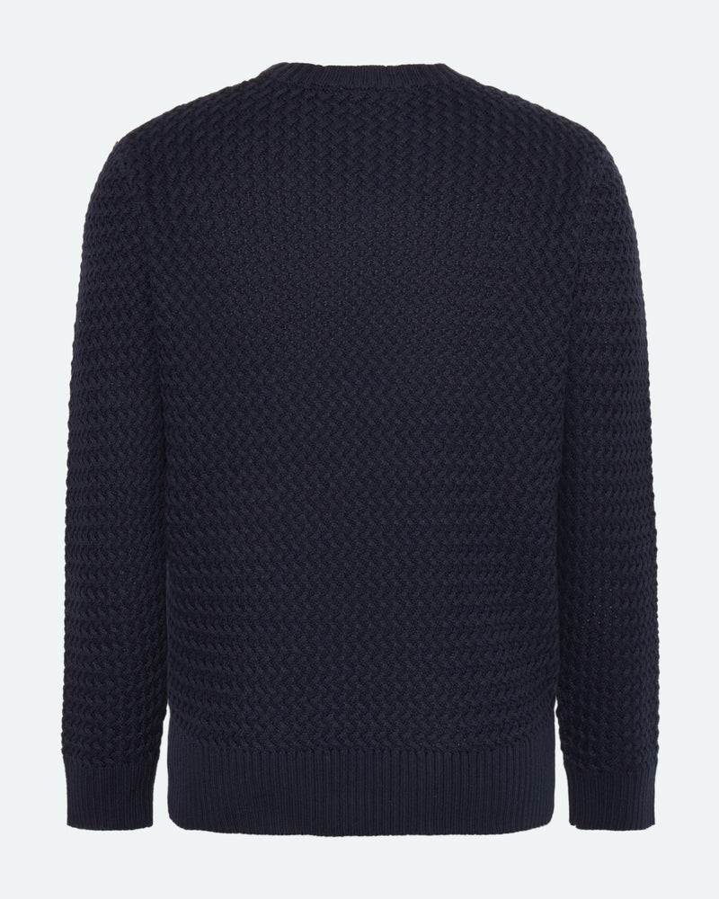 minimum male Roland knitted jumper 4123 Jumper 3922 Sky Captain