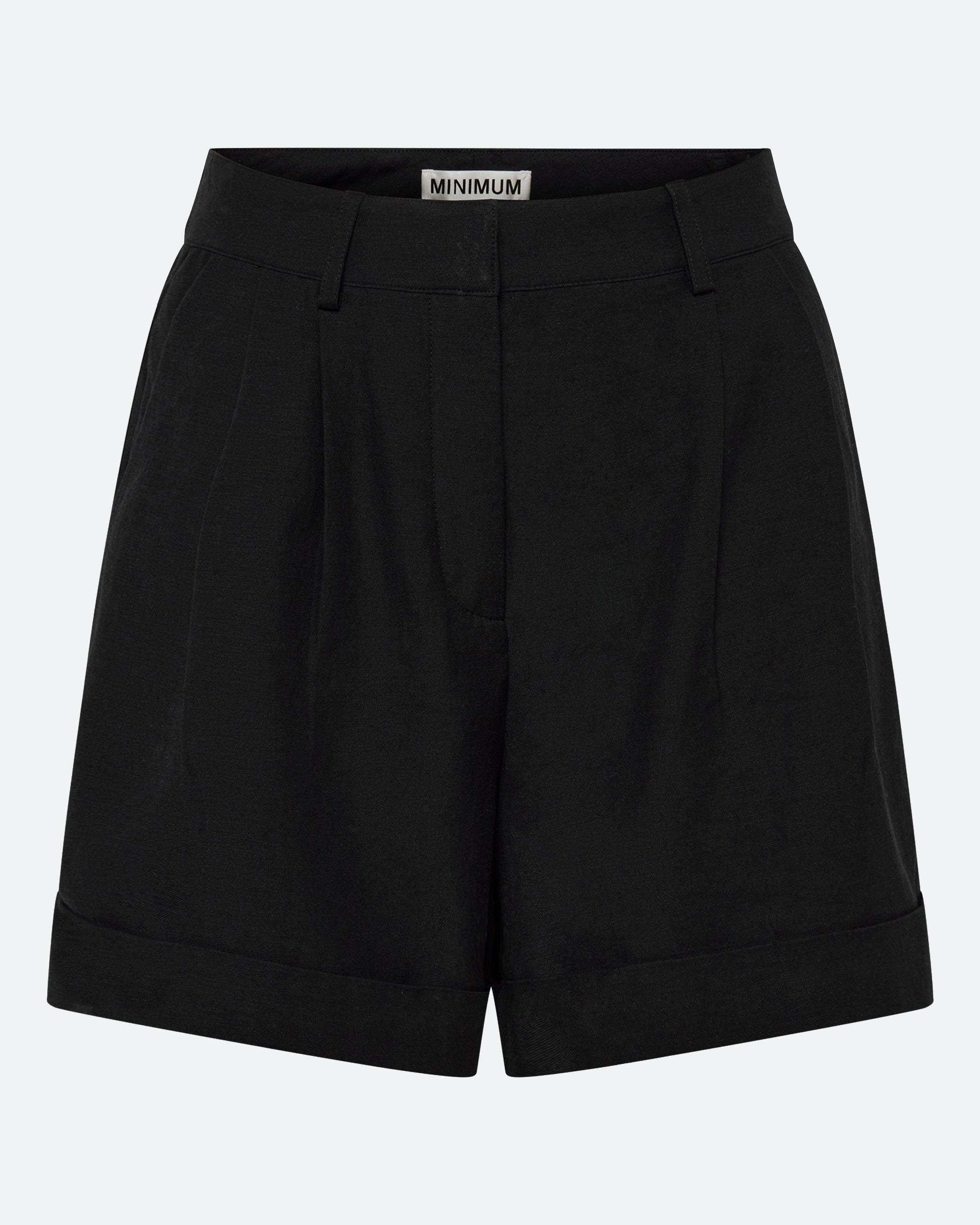 minimum female Selby linen blend shorts 3069 Shorts 999 Black