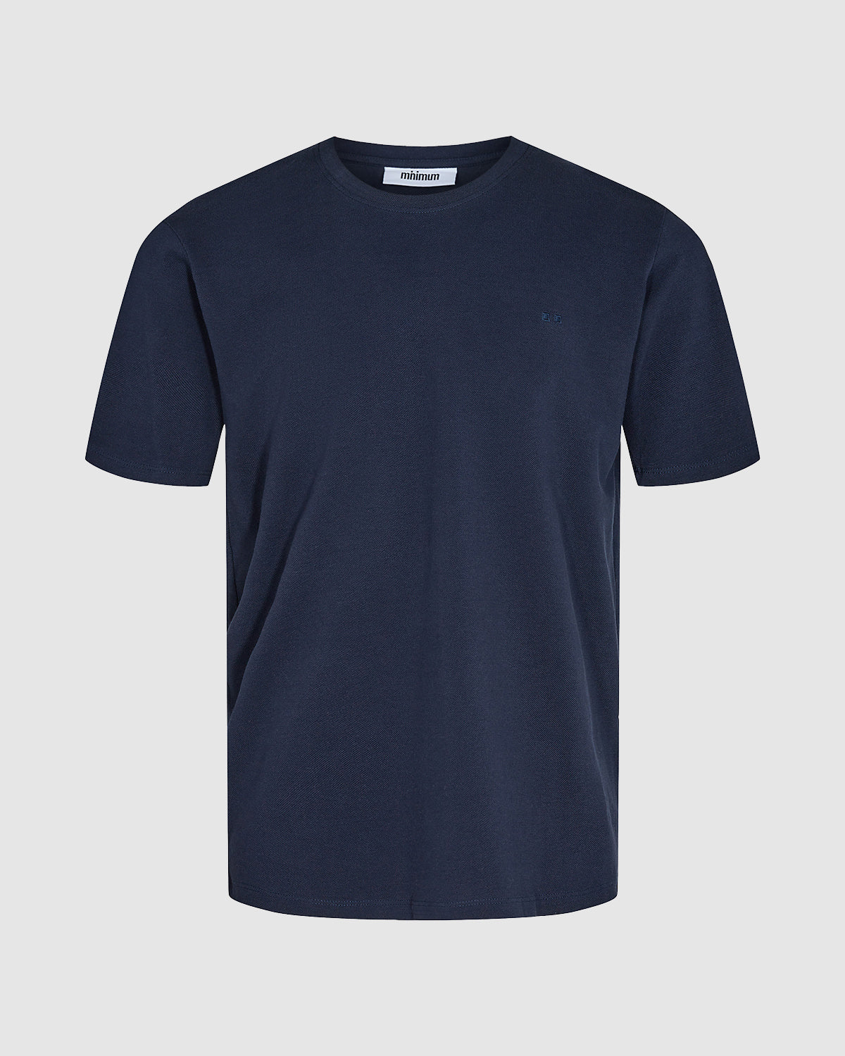 minimum male Sims short sleeved t-shirt G030 GOTS Short Sleeved T-shirt 687 Navy Blazer
