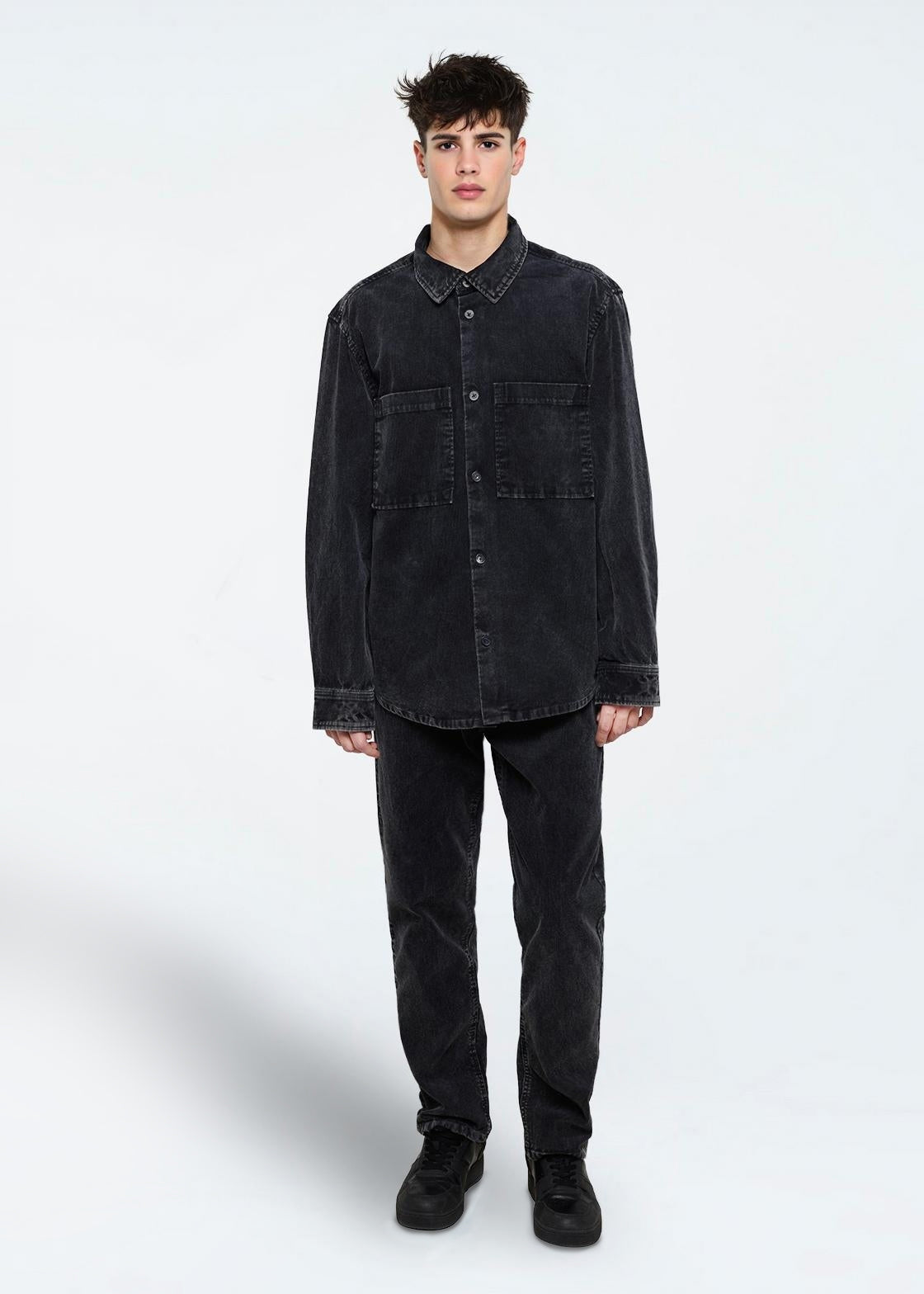 minimum male Titan Overshirt 4356 Overshirt 980 Dark Grey