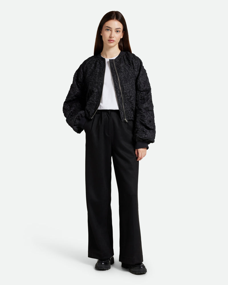 minimum female Willow 3936 Bomber Jacket 999 Black